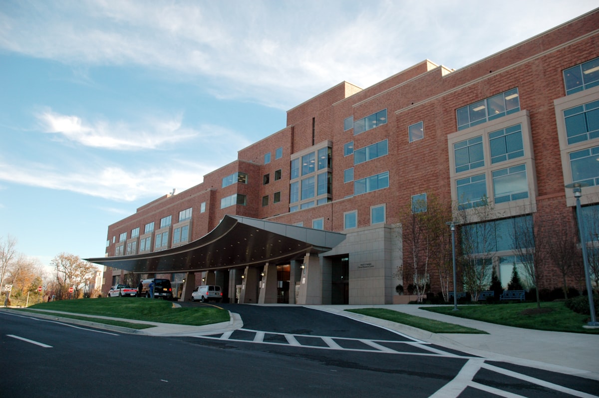 Modern hospital facility and medical equipment